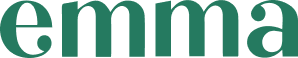 a green letter on a black background