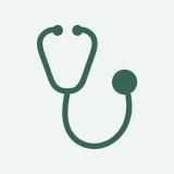 a stethoscope on a white background