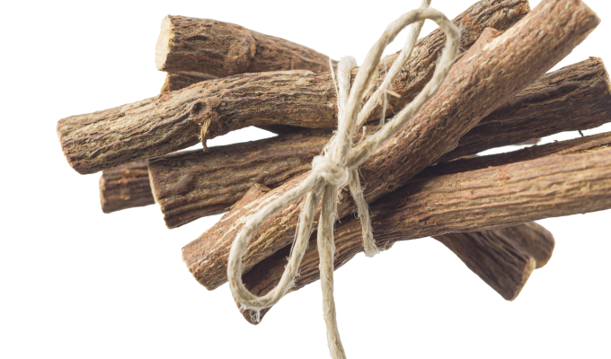 a bundle of sticks tied with a string